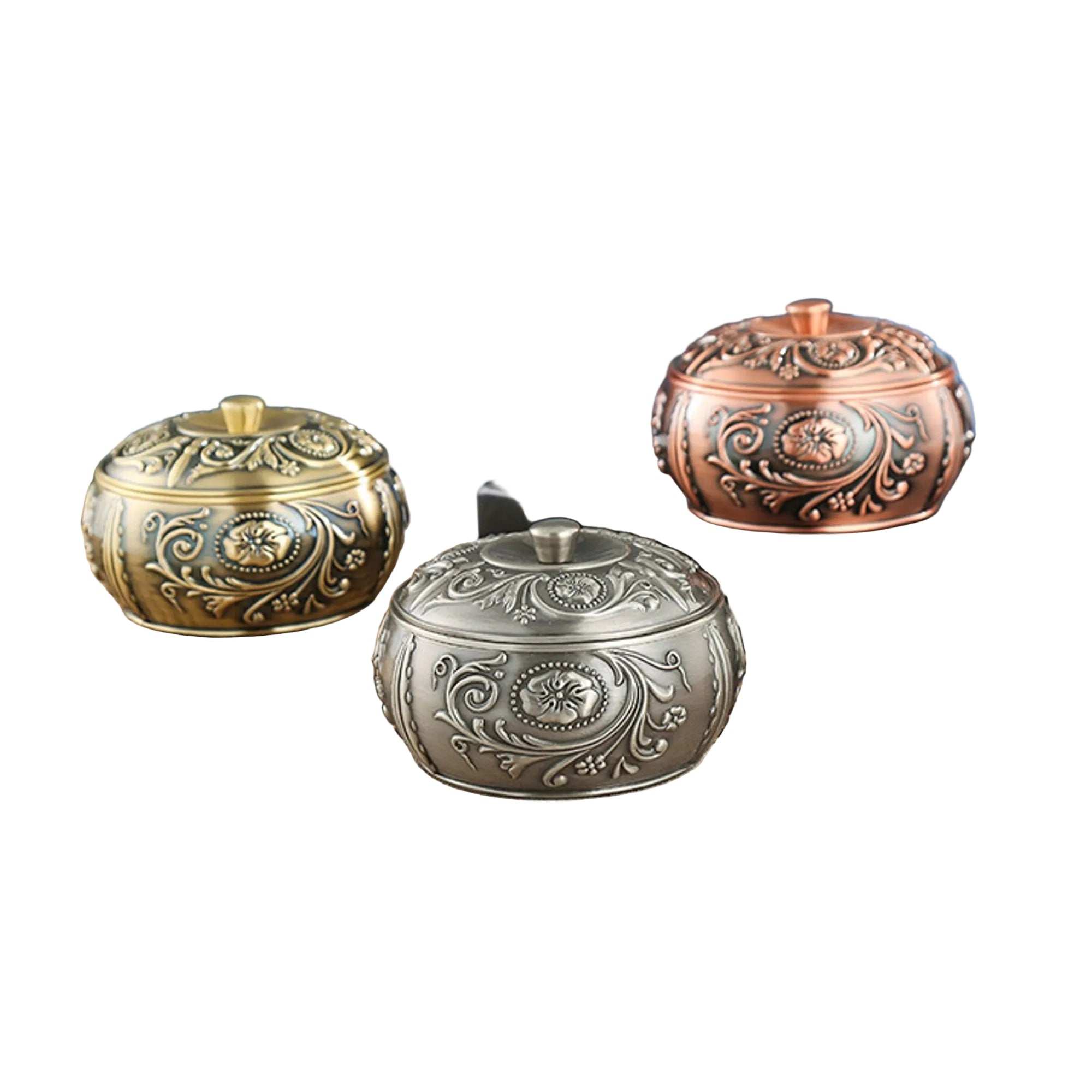 Vintage Ashtray with Lid Smokeless