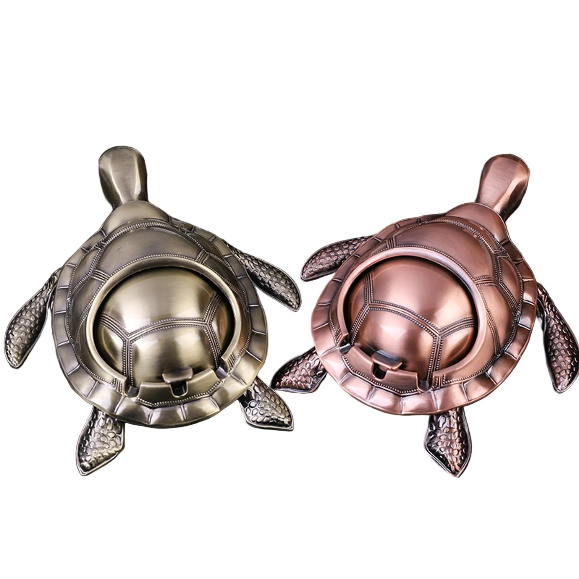 Cute Turtle Ashtray with Lid Alloy